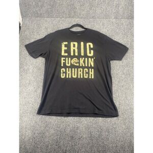 Eric Church Official Product Graphic T-Shirt Mens XL Black Skull Concert Tee